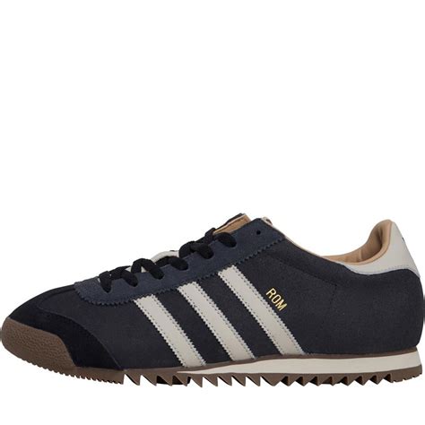 Schwarze Adidas Rom online 